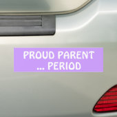 PROUD OUDER... Bumpersticker (Op auto)