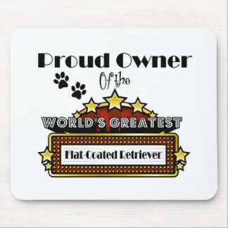 Proud Owner World's Greatest Flat Coated Retriever Muismat