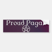 Proud Pagan bumper sticker (Devant)