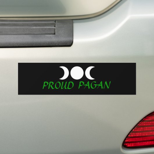 Proud Pagan Bumpersticker (Op auto)
