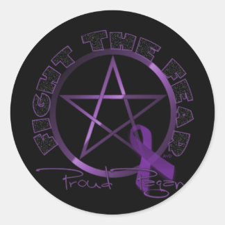 Proud Pagan Ronde Sticker