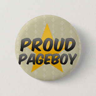 Proud Pageboy Ronde Button 5,7 Cm