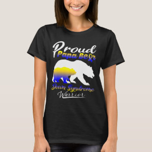 Proud Papa Beer Down Syndrome Warrior Down Syndrom T-shirt