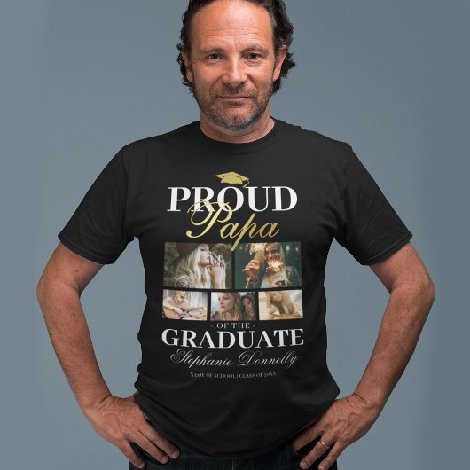 Proud Papa du T-shirt Graduate