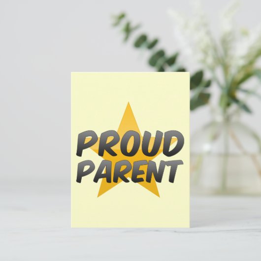 Proud Parent Briefkaart (Staand voorkant)