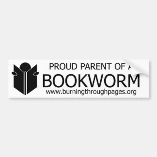 Proud Parent of a Bookworm Bumpersticker