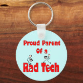 Proud Parent of a RAD TECH Sleutelhanger (Voorkant)