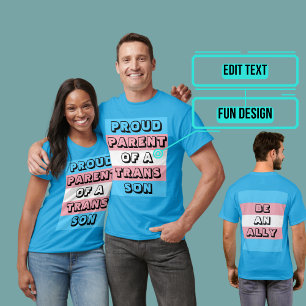 Proud Parent of a Trans Son T-shirt