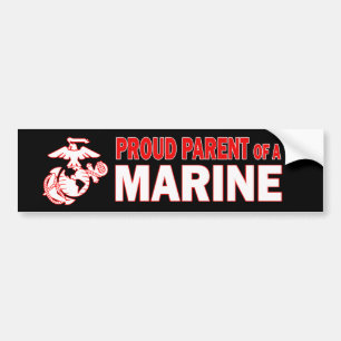 Proud Parent of a US Marine Bumpersticker