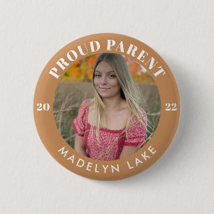 Proud Parent Photo 2022 Afstuderen Ronde Button 5,7 Cm