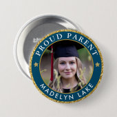Proud Parent Photo Afstuderen Class of 2023 Button (Voorkant /achterkant)