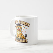 Proud Parent Smart Dog Graduate Funny Dog Mug (Devant gauche)