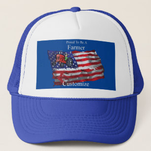 Proud Patriotic Farmer Flag Thunder_Cove Trucker Pet