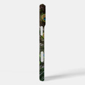 Proud Peacock aangepaste monogram telefoongevallen Case-Mate iPhone Case (Achterkant / Rechts)