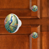 Proud Peacock Keramische Knop