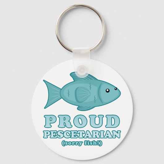 Proud Pescetarian Sleutelhanger (Voorkant)
