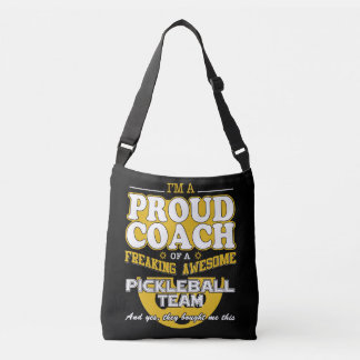 Proud Pickleball Coach Geweldige Pickle Ball Team Crossbody Tas