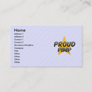 Proud Pimp Visitekaartje