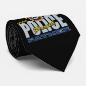 Proud Police Vader Stropdas (Opgerold)