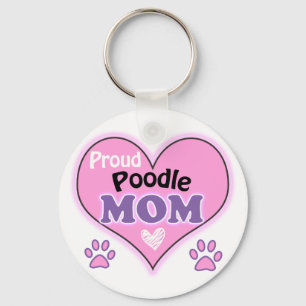Proud Poodle Mam Sleutelhanger
