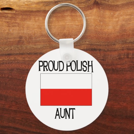 Proud Poolse tante Sleutelhanger (Voorkant)