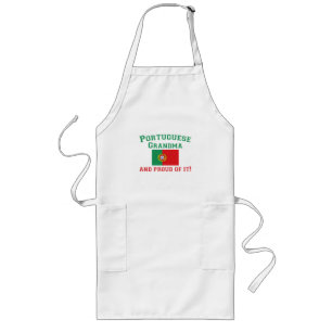 Proud Portugal Grandma Lang Schort