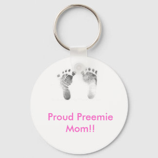 Proud Preemie Mam! Sleutelhanger