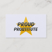 Proud Prostitute Visitekaartje (Achterkant)