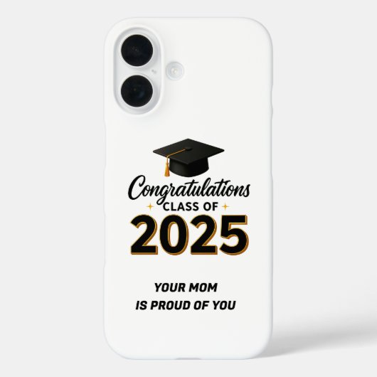 Proud, Protected, and Graduated – Happy Graduation Case-Mate iPhone Case (Achterkant)