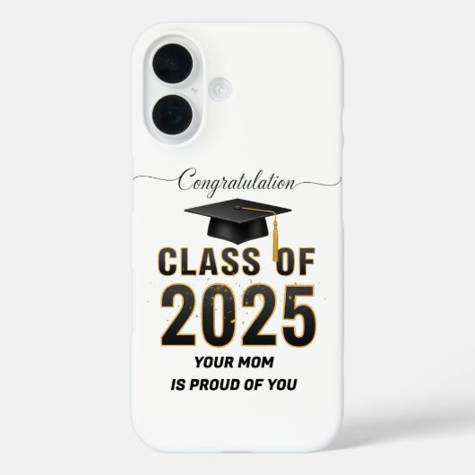 Proud, Protected, and Graduated – Happy Graduation Case-Mate iPhone Case (Achterkant)