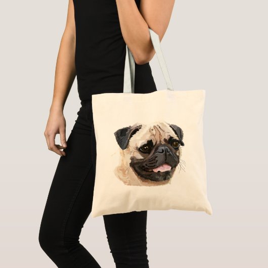 Proud Pug Tote Bag (Voorkant (product))