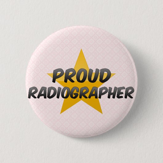 Proud Radiographer Ronde Button 5,7 Cm (Voorkant)