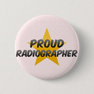 Proud Radiographer Ronde Button 5,7 Cm