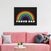 Proud Rainbow Pap Canvas Afdruk (Insitu (Woonkamer))