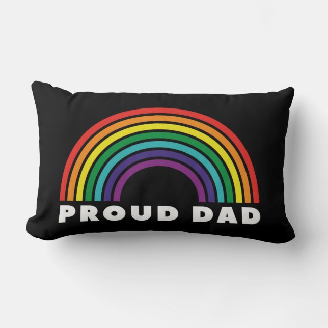 Proud Rainbow Pap Kussen (Voorkant)