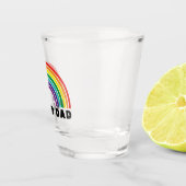 Proud Rainbow Pap Shot Glas (Rechts)