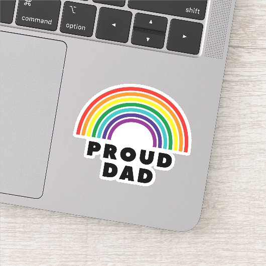 Proud Rainbow Pap Sticker (Detail)