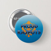 Proud Rajputs, Rajputs pride Ronde Button 5,7 Cm (Voorkant /achterkant)