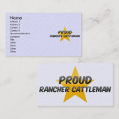 Proud Rancher Cattleman Visitekaartje (Voorkant / Achterkant)