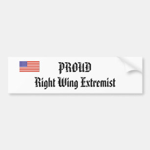 PROUD-rechtervleugel extremistisch Bumpersticker
