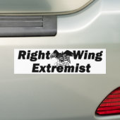 Proud-rechtse extremist bumpersticker (Op auto)
