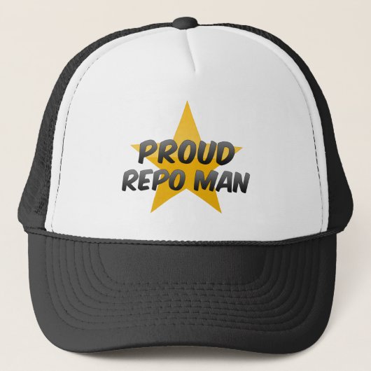 Proud Repo-Man Trucker Pet (Voorkant)