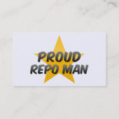 Proud Repo-Man Visitekaartje (Achterkant)
