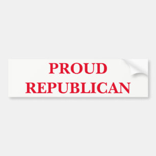 Proud Republican Bumpersticker