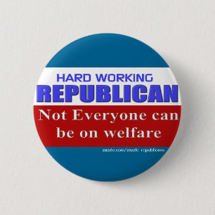 PROUD REPUBLICAN RONDE BUTTON 5,7 CM