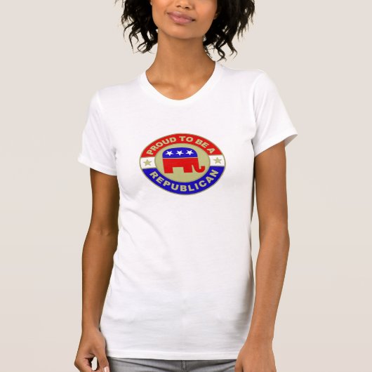 Proud Republican T-shirt (Voorkant)
