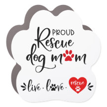 Proud Rescue Ma Car Magnet