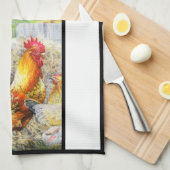 Proud Rooster Theedoek (Quarter Fold)