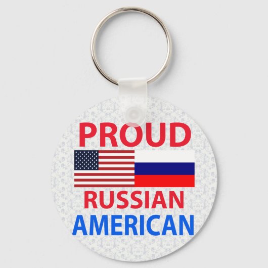 Proud Russisch-Amerikaans Sleutelhanger (Voorkant)