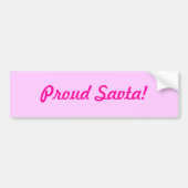 Proud Savta. Bumpersticker (Voorkant)